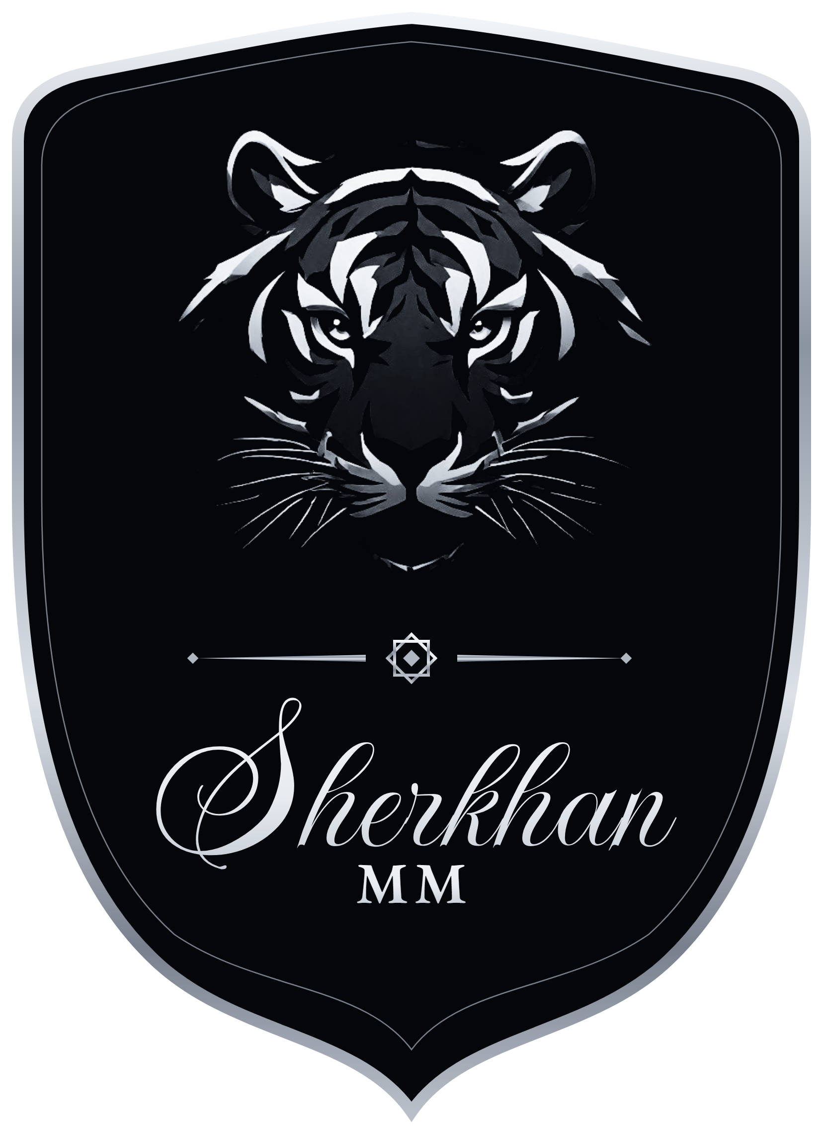 Герб SHERKHAN MM — тигр на щите